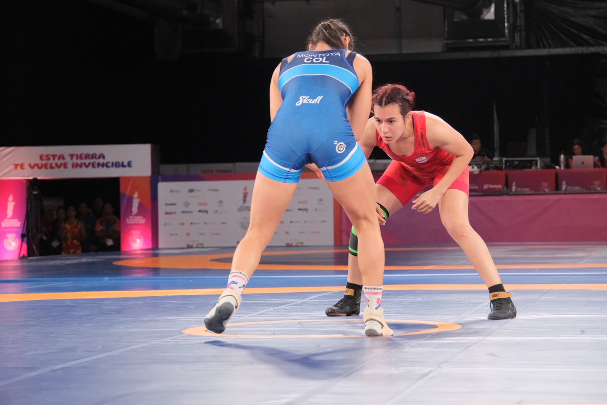 coparaguay's tweet photo. 🤼♂️ #Lucha | #TeamParaguay 🇵🇾 | 📸 Ingrid Rodríguez (Libre 57Kg.) en competencia.
✅ XIII Juegos Suramericanos Santa Fe 🇦🇷 2026 | @suramericanos26
💪🏻 #ParaguayPuede https://t.co/t8EAyHcthH