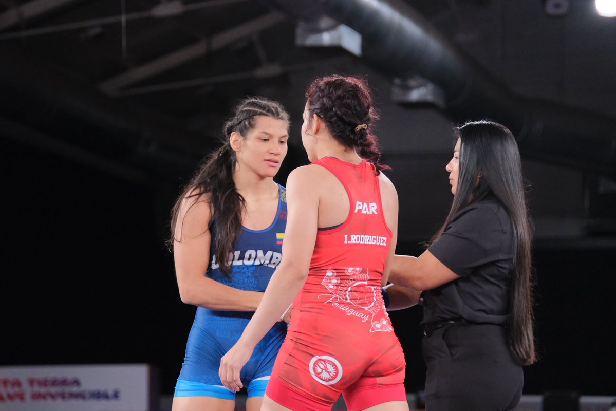 coparaguay's tweet photo. 🤼♂️ #Lucha | #TeamParaguay 🇵🇾 | 📸 Ingrid Rodríguez (Libre 57Kg.) en competencia.
✅ XIII Juegos Suramericanos Santa Fe 🇦🇷 2026 | @suramericanos26
💪🏻 #ParaguayPuede https://t.co/t8EAyHcthH