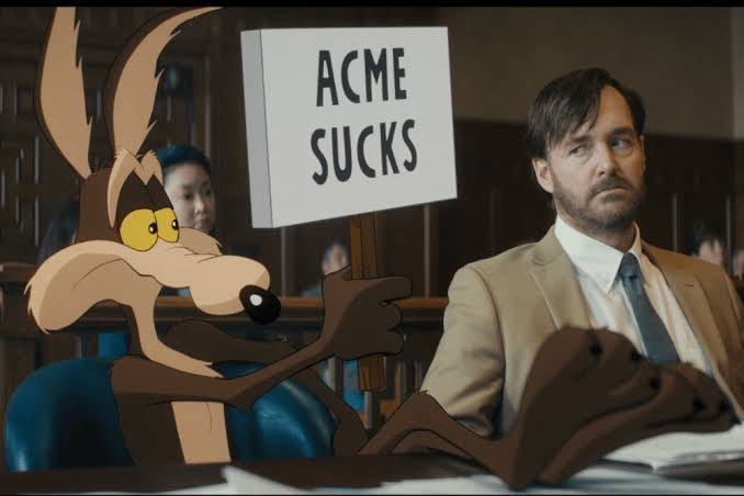 RKing618's tweet photo. COYOTE V. ACME. It’s fun. A very good script from Samy Burch that turns an Ian Frazier New Yorker piece into a movie with a strong core conceit: there is honor in losing. It also does a great job with a protagonist who never speaks. The degree of difficulty here is extreme. Worth seeing.