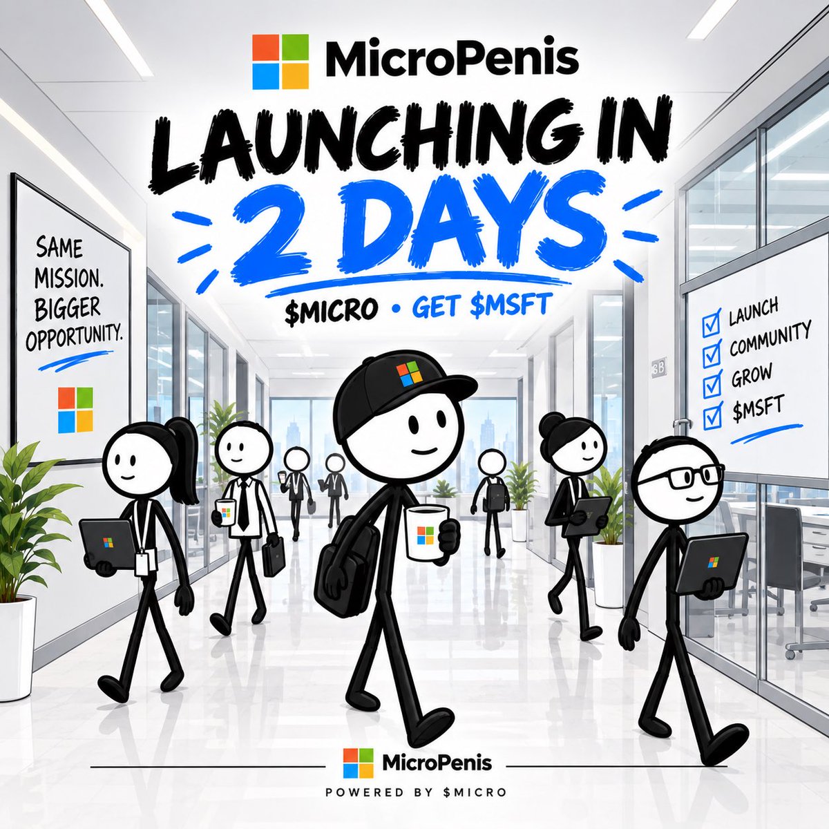 micropenislong's tweet photo. Only 2 days until $MICRO launches!! ⏰

Make sure you turn post notifications on to be alerted with launch day updates 👍 https://t.co/lt4S8LjoTk
