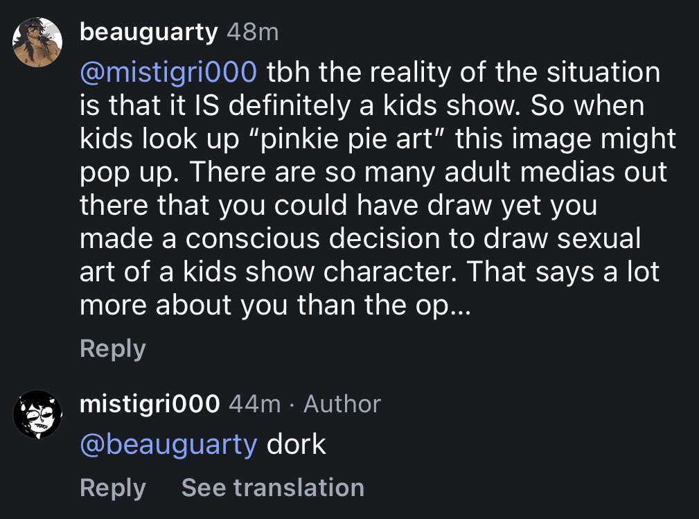 beauguarty's tweet photo. @mistigri_0000 Very telling that you choose to respond where I was not present. I have posted the same stuff on my account for I can speak for myself. As well as the true nature of certain fans of yours. If you had never had such an immature response to being with i would have understood. https://t.co/zOH4W060kI