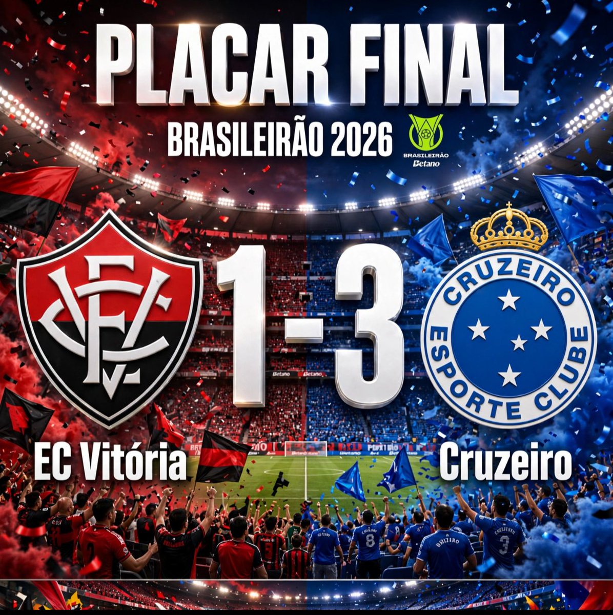 FalaTorcedor3's tweet photo. Enquanto isso a raposa segue fazendo festa. 

@Cruzeiro 
@ECVitoria https://t.co/MitsCD58nT