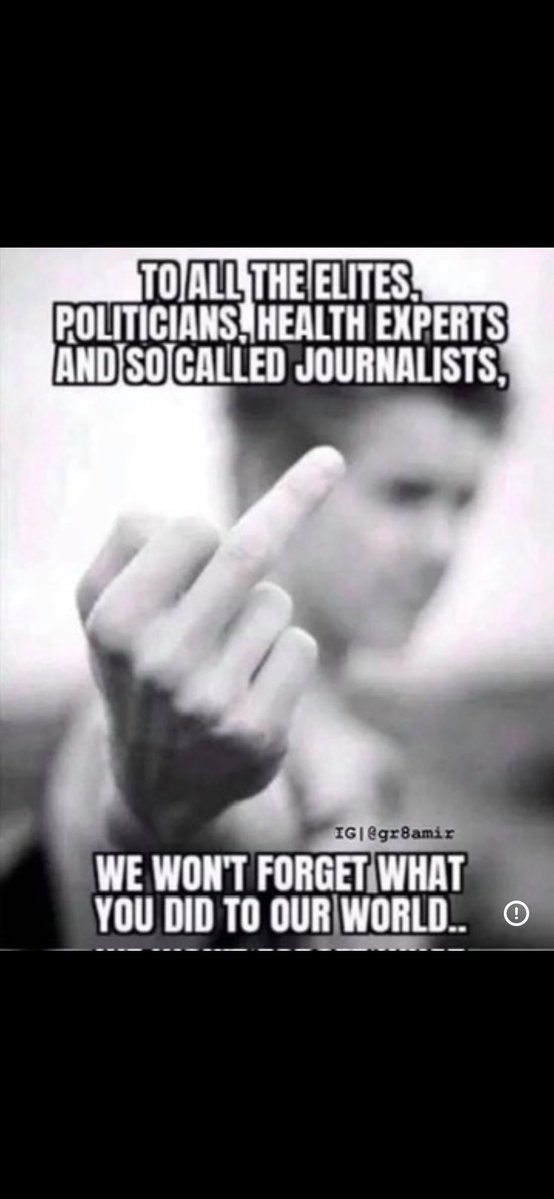 505Cali2's tweet photo. TO ALL THE ELITES,
POLITICIANS, HEALTH EXPERTS AND SO CALLED JOURNALISTS,

WE WON'T FORGET WHAT YOU DID TO OUR WORLD.. https://t.co/Hv7Xpb9Cjb