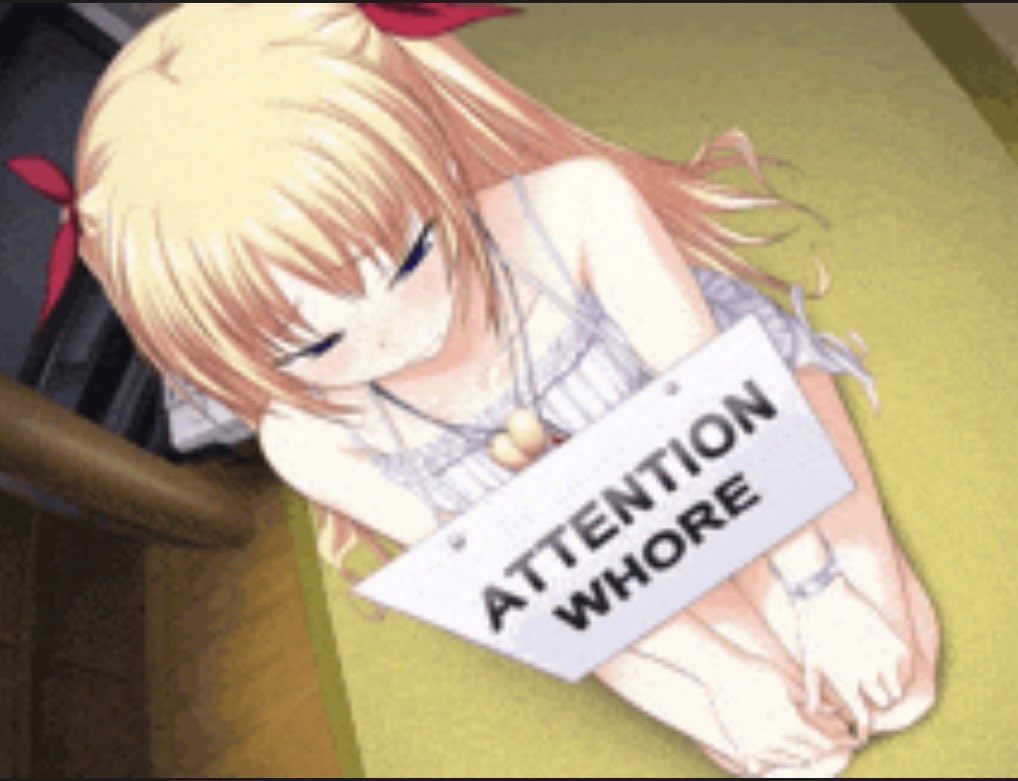 broughtbyme's tweet photo. We are all attention whores atleast i admit https://t.co/0uB4WbB05D