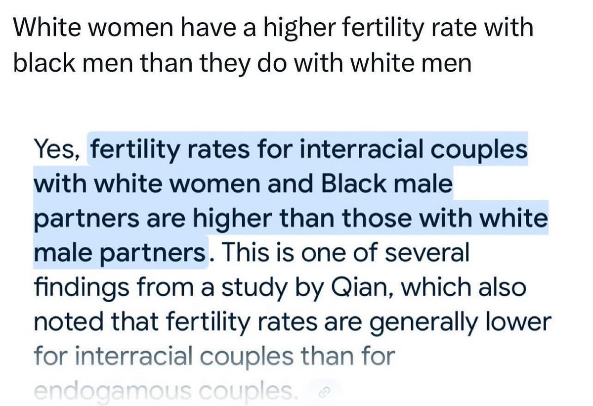 Claw1v's tweet photo. @Duketon41U @WalterWhit20881 @despacitodesp12 You have more divorce rates in raw numbers pussy boy. There is currently 1.2mill BM/WW marriages &amp; millions more just couples. We also had a higher fertility rate meaning we were pumping more babies in your bitches than yall...

The most cucked race of men on earth🫵😂 https://t.co/1zlKGkjeOZ