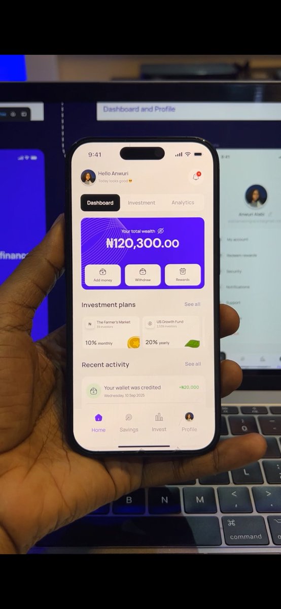 Anwuriii's tweet photo. Hello there 👋🏽

My name is Anwuri, a Product Designer focused on crafting digital products and experiences that make things easier for people and better for businesses.

Here’s my little space: https://t.co/IrSwKqqkrV https://t.co/owT3LLzW78