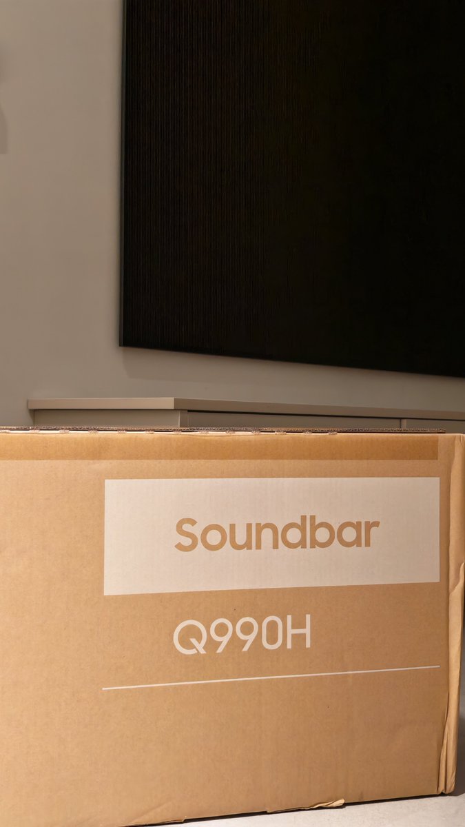 memeforma's tweet photo. اهلا اهلا بالجديد ساوند بار Samsung Q990H يعتبر اعلى فئة ساوند بار  في سامسونج جاري التجربة والتقييم لاحقا تحت التغريدة https://t.co/l3wyCDqzjB