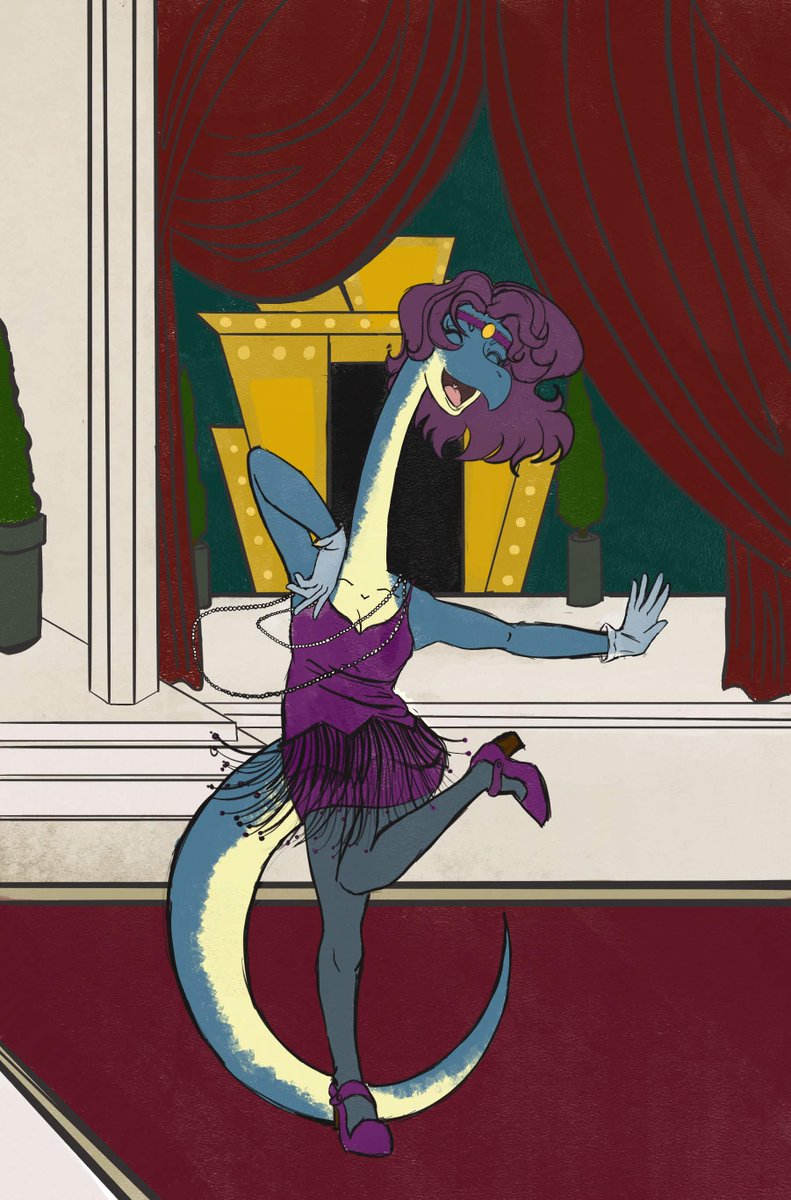 maidosaurus's tweet photo. colored sketch comm for @MajorMorgis
thank you for such a fun concept, i love fashion from this period so doing this comm was a blast!
#snootgame #snootgameart #devloggame #glocklydevlog https://t.co/5Wduqc8tXR