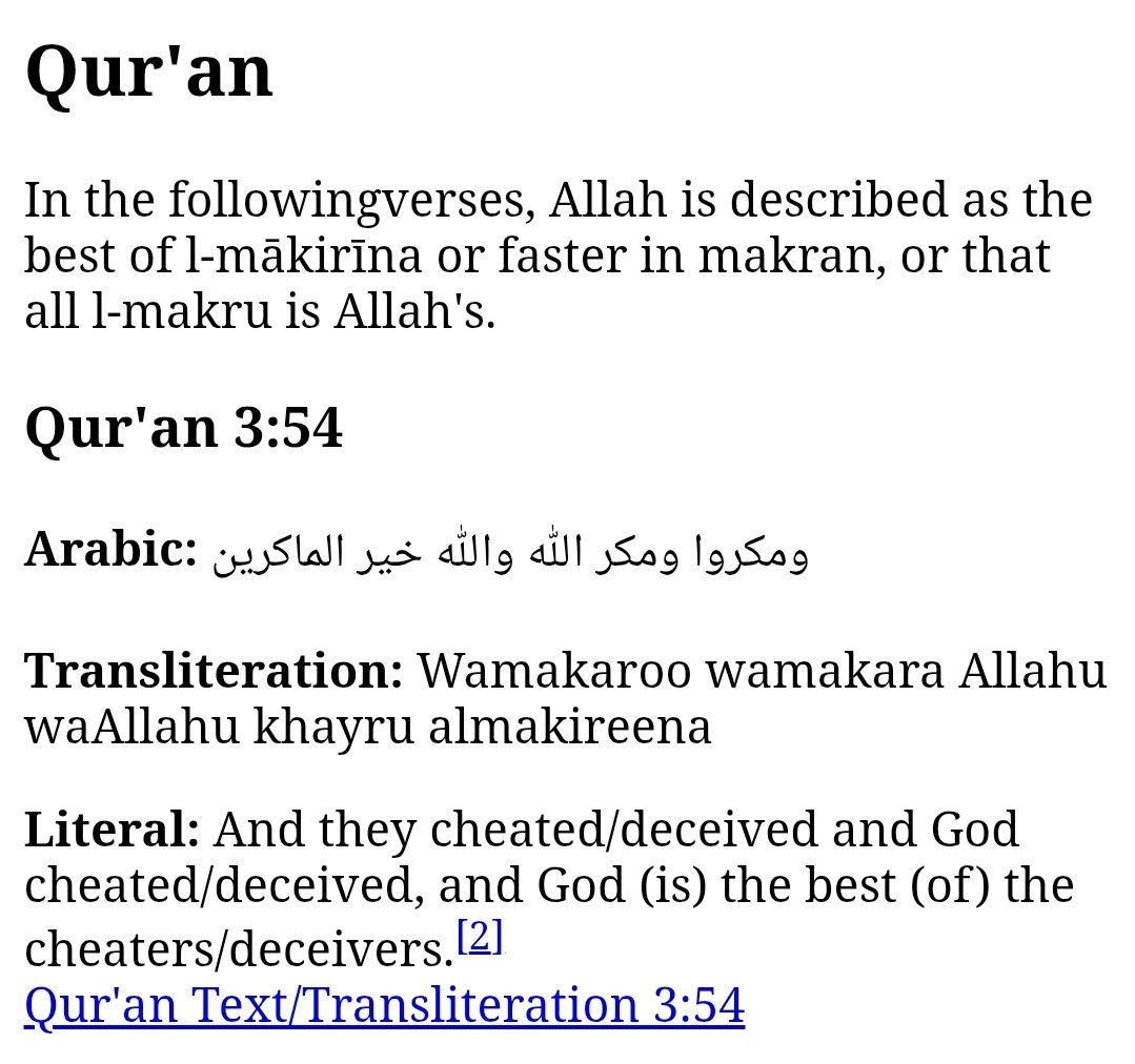 Hmm1783953's tweet photo. @rrttyygbvhfd @clout_Adonis @lastkafir Read book of devil with "tafsir" of early scholars, sahih al bhukari, sahih Muslim..... by yourself.
When u finished reading, you are going to end up with 2 options. 1 become proper muslim (terrorist) or 2 Exmuslim (like me). 

Allah is a al-Mākirīn, doing the work of devil 👇 https://t.co/e63daaeK1D