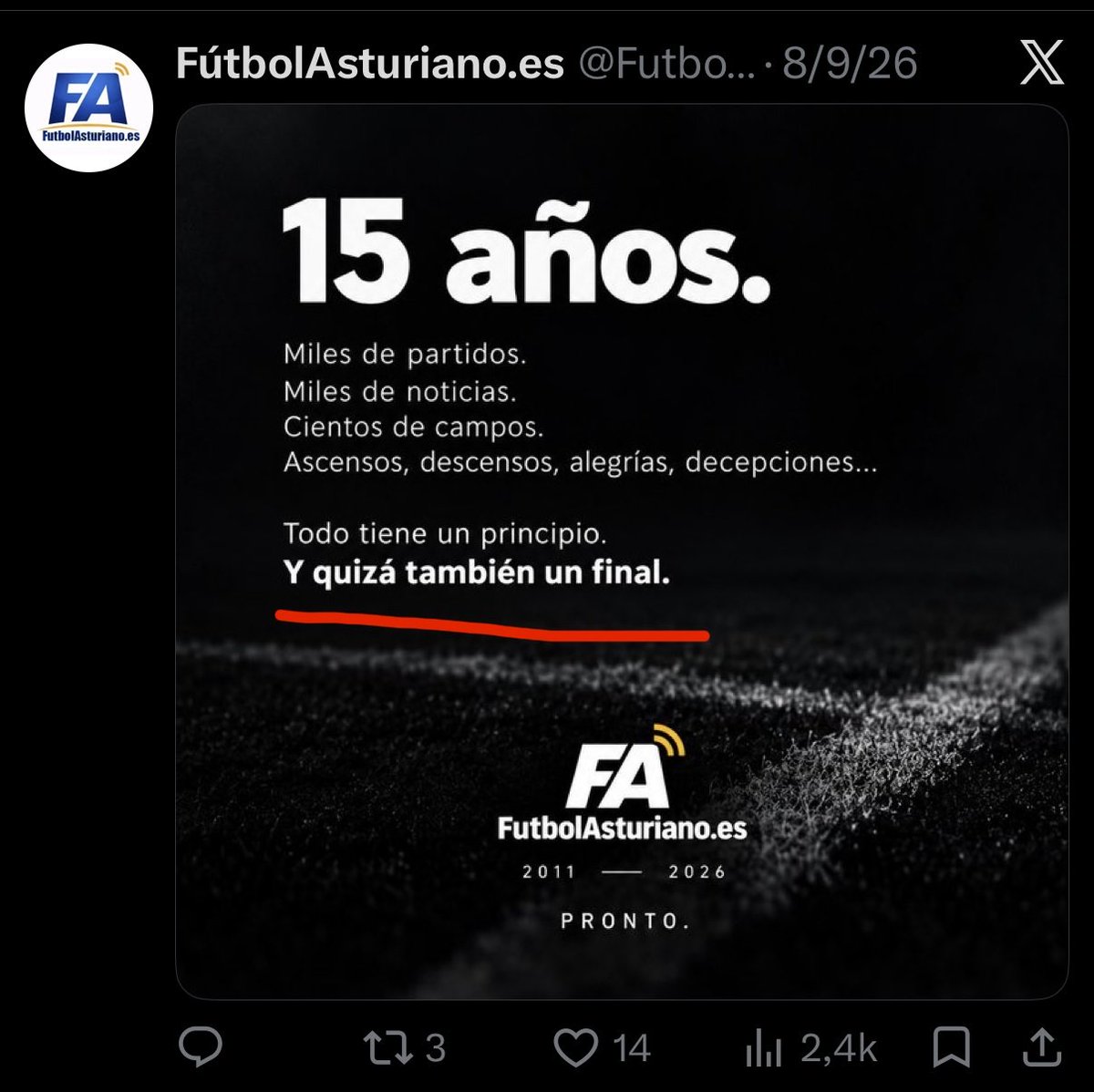 JuanGGlez's tweet photo. Pues al final sí que tenía un final. Mamina. https://t.co/AlIrhZEzQc
