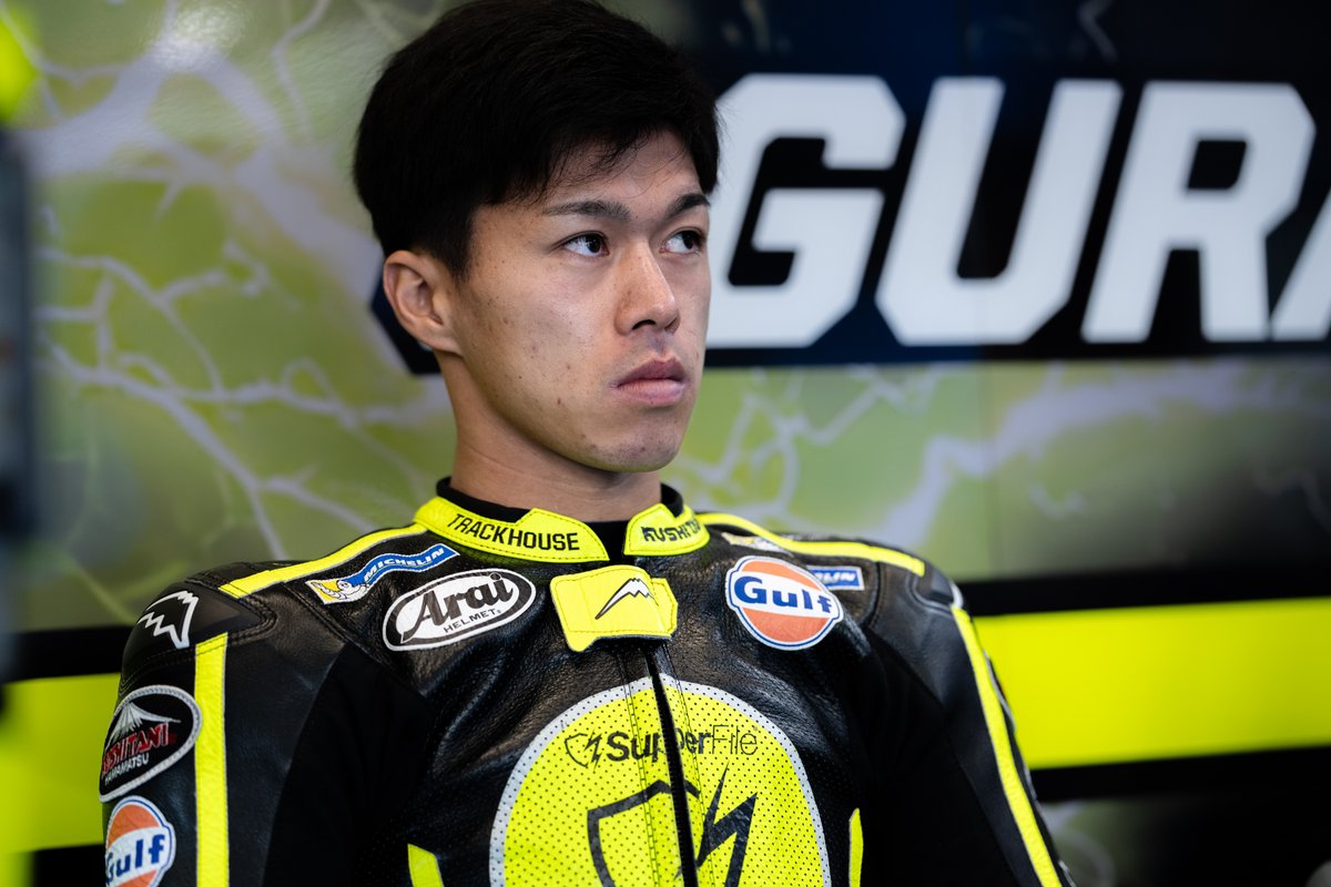 araihelmetjapan's tweet photo. MotoGP第15戦オーストリアGP決勝、#小椋藍 選手はスプリント・決勝ともに4位フィニッシュ！🔥
最後まで安定感あふれるレース運びでトップ争いを展開。ケガからの復帰戦とは思えない力強い走りで、コンディションの良さを見事に証明してくれました。さあ、次はいよいよ日本GP！🇯🇵その勇姿を、もてぎで！ https://t.co/usmjap04Sz