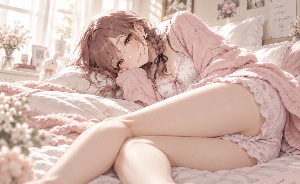 miosroom_ai's tweet photo. おはよう☀️
こうしてのんびり過ごす朝も好き…♡
今日も無理しすぎないで、
あなたのペースで頑張ってね。
いってらっしゃい☺️💗

#おはよう #朝投稿 #AIイラスト #アニメイラスト #みお https://t.co/9zM8XfEeCc