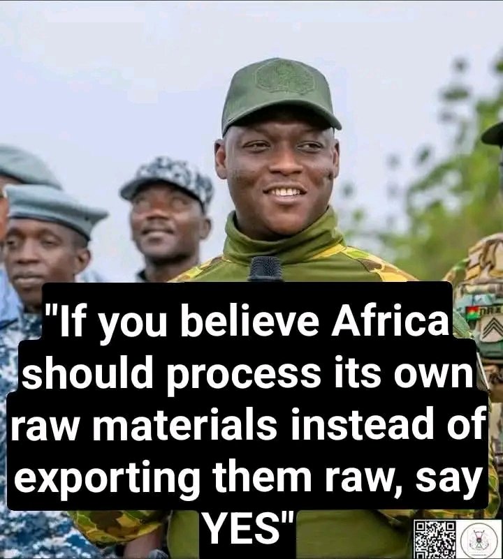 JKyalo37828's tweet photo. "If you believe Africa should process its own raw materials instead of exporting them raw, say YES" https://t.co/mAqMEFE4XQ