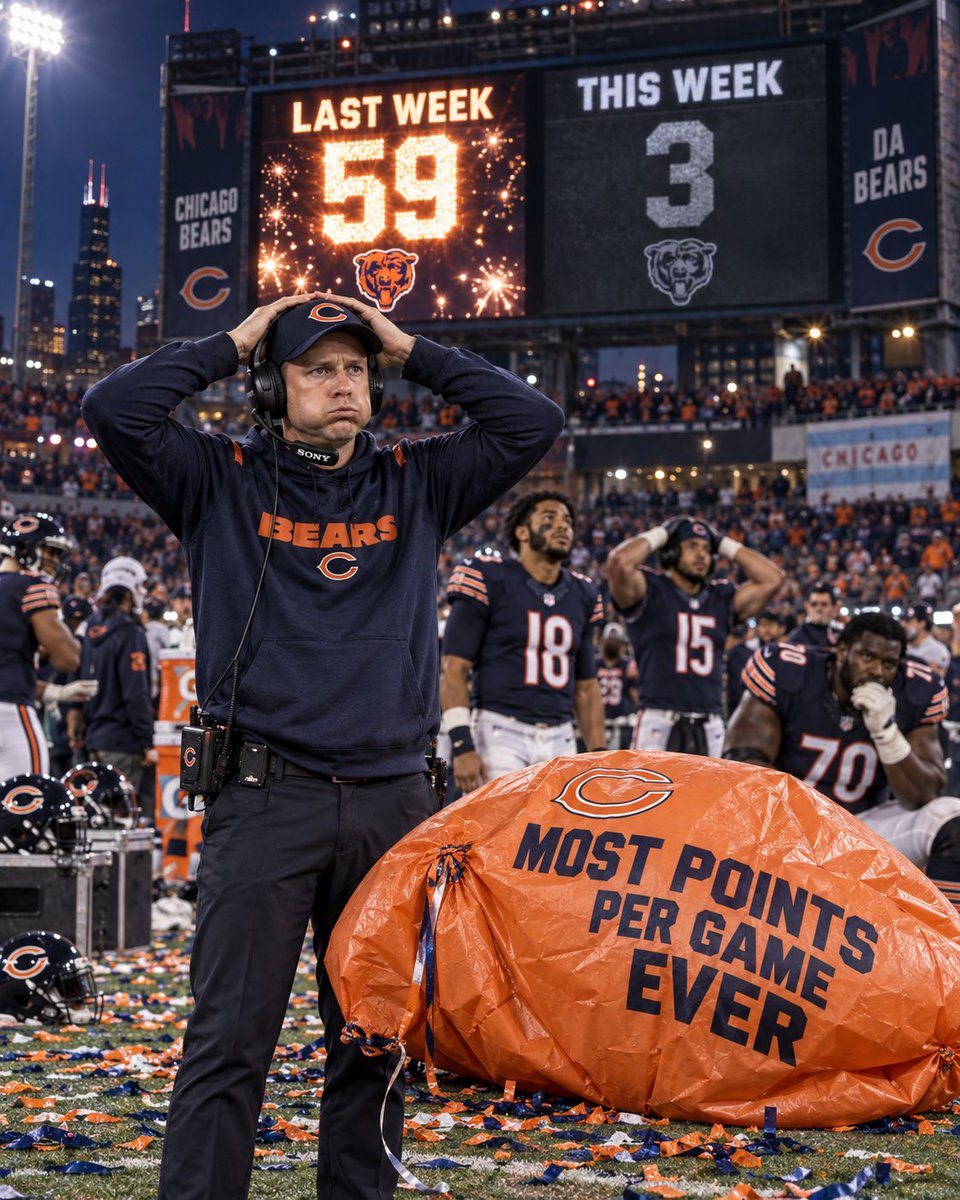 Frenchiedad313's tweet photo. @ChicagoBears how's it going today? https://t.co/xarcbOIr82