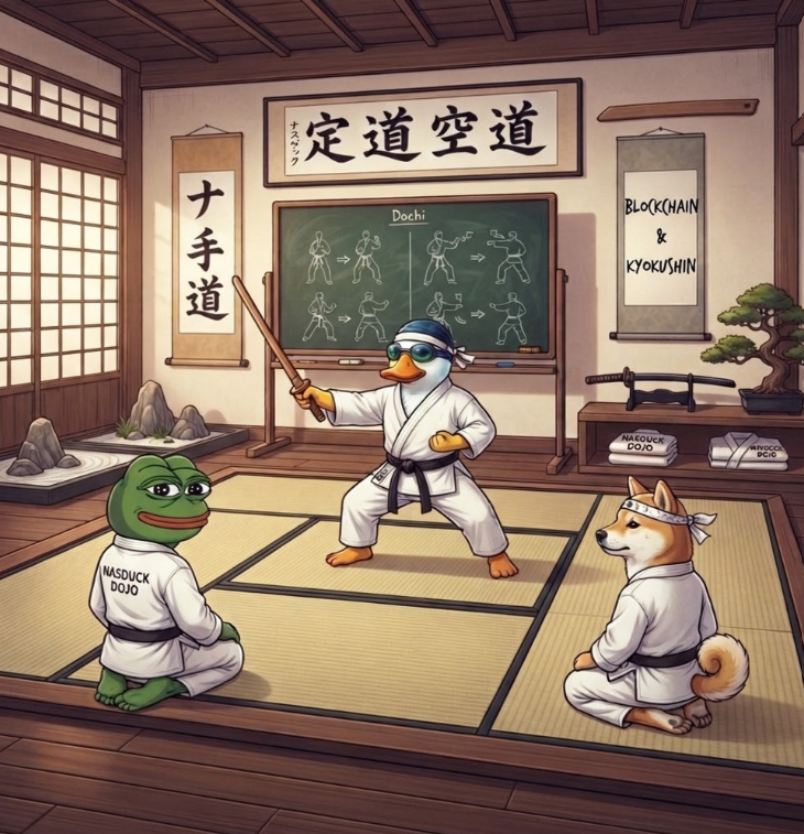NASDUCKOTC's tweet photo. Training in the dojo https://t.co/Pt6C2WoUVA