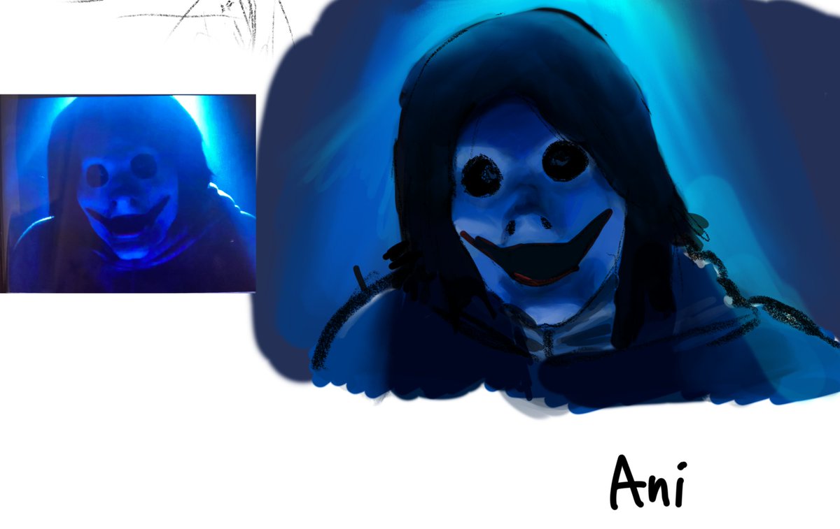 AniAninanana's tweet photo. Sum fun lighting practice with #jeffthekiller https://t.co/B7IHtkqWx9