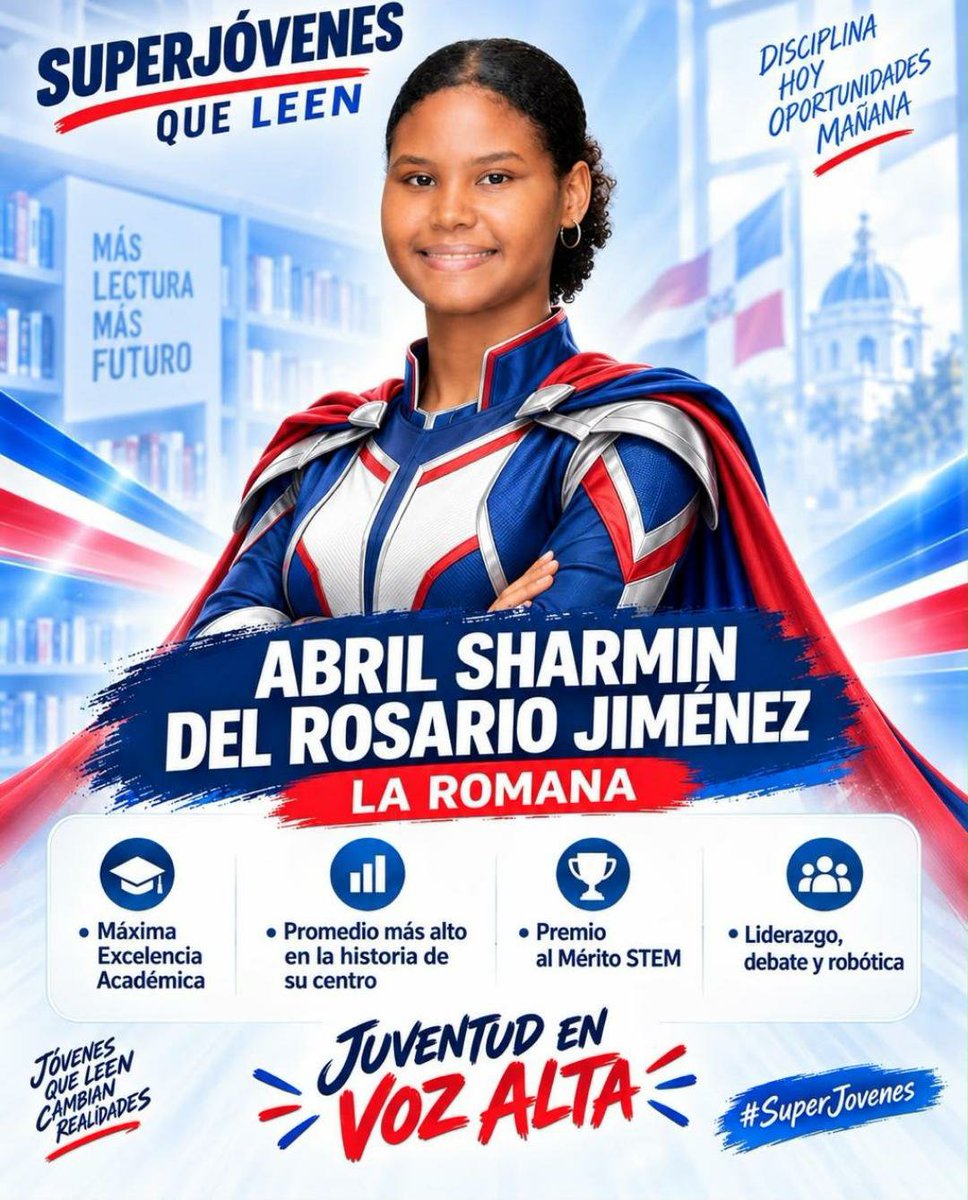 lusimenaii's tweet photo. Esto es de esas noticias que uno disfruta compartir,ver a nuestros jóvenes poniendo empeño, venciendo el cansancio y llegando tan lejos demuestra que también tenemos mucho talento y cosas buenas que destacar en nuestros barrios y en el país. 🇩🇴❤️📚#JuventudEnVozAlta
#SuperJovenes https://t.co/UYiDsqtQ0b