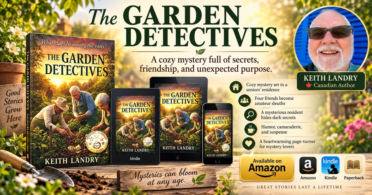 mohosinhos84641's tweet photo. 📖 The Garden Detectives 📖

🎯 Available on Amazon
🔗 Kindle : https://t.co/ougjxeCxT1
🔗 Paperback: https://t.co/T8GA5rPI6j
📝 Author: Keith Landry

#TheGardenDetectives #KeithLandry #MysteryBook https://t.co/8UOTYRMSud