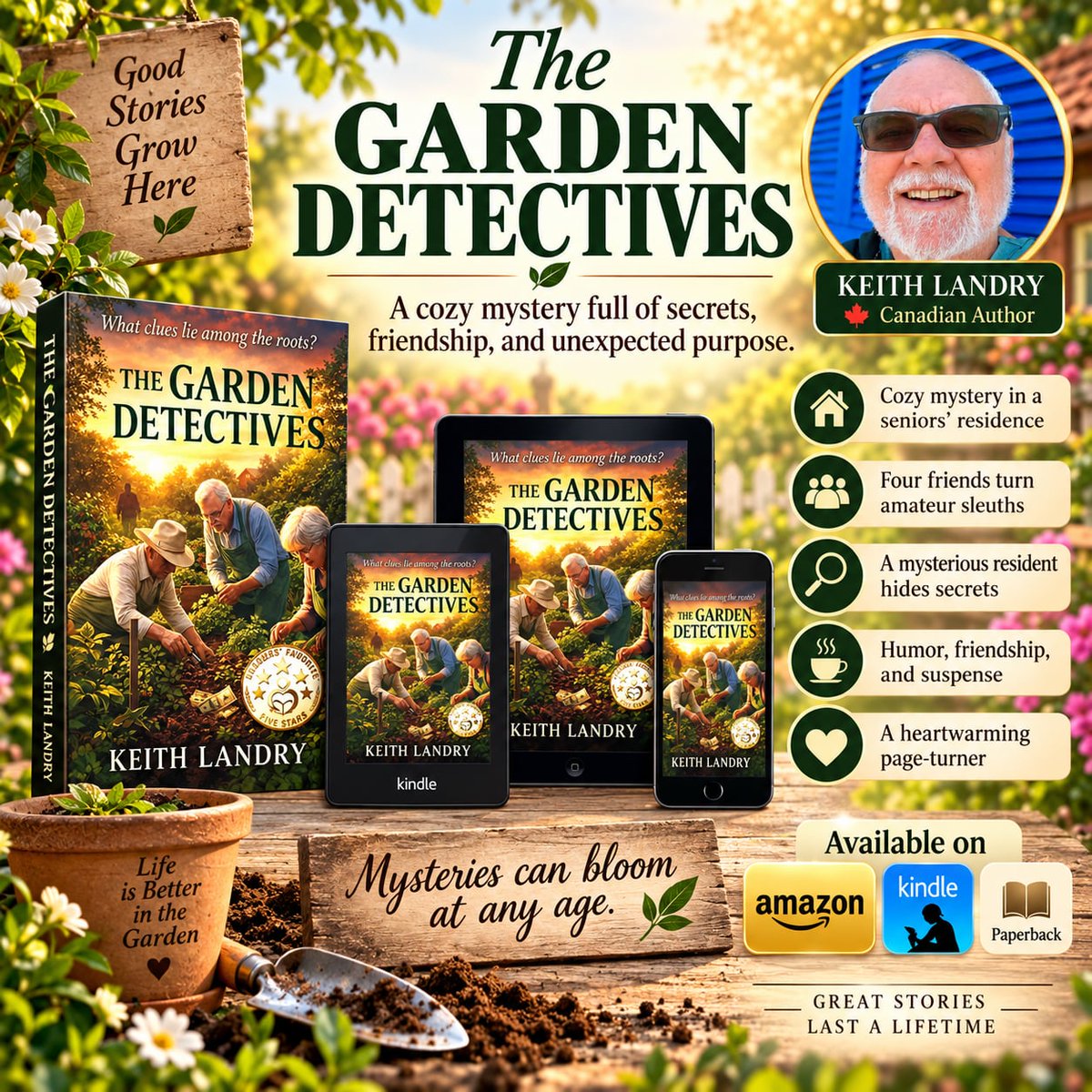 mohosinhos84641's tweet photo. 📖 The Garden Detectives 📖

🎯 Available on Amazon
🔗 Kindle : https://t.co/ougjxeCxT1
🔗 Paperback: https://t.co/T8GA5rPI6j
📝 Author: Keith Landry

#TheGardenDetectives #KeithLandry #MysteryBook https://t.co/Jj3z2nN7Uz