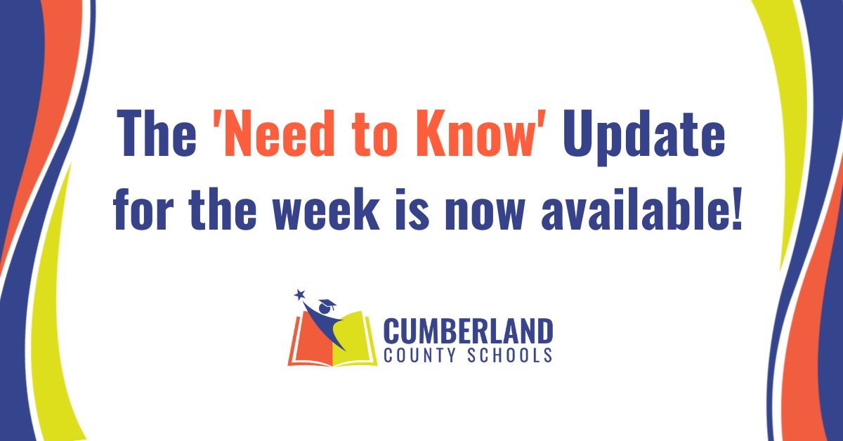 CumberlandCoSch's tweet photo. This week’s CCS Need to Know Update (week of Sept. 20, 2026) is available with updates about school bus safety, Infinite Campus Parent Portal and the Sept. 22 two-hour early release for traditional calendar students.

Learn more: https://t.co/Myo9WLixUu https://t.co/MA96rnTlNZ