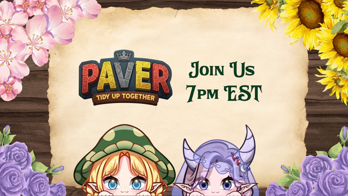 FoundFaemily's tweet photo. Join us tonight for some more cozy sorting with a brand new tidy up game!
🌻🌹 https://t.co/Ks5EljIXMd