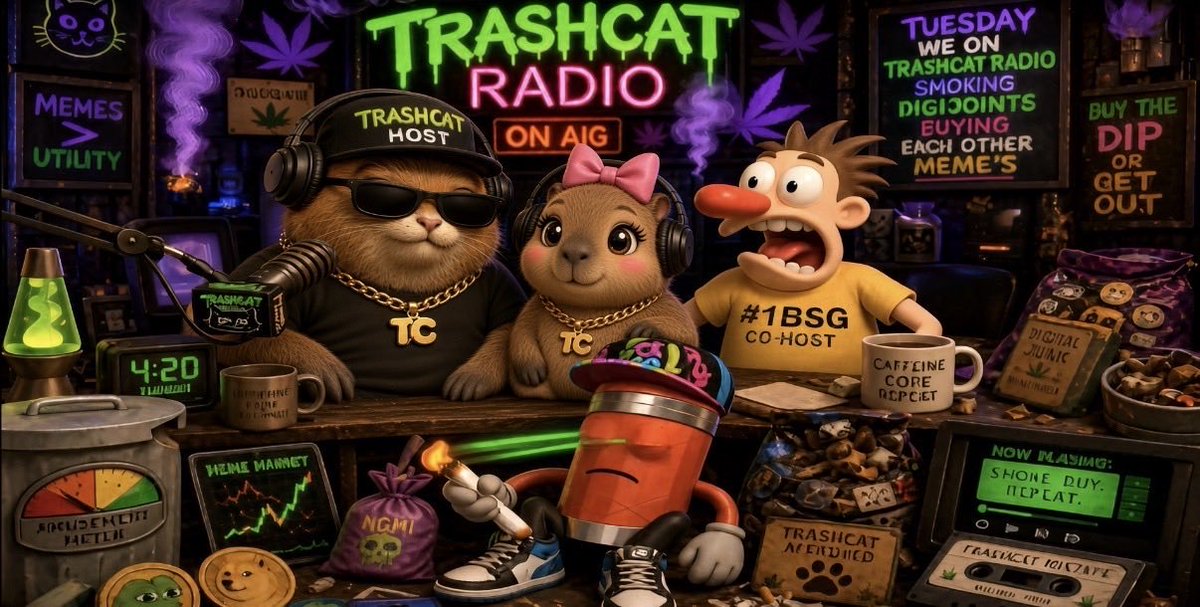 TorqueMomma's tweet photo. @AlexTran677026 We love music @Capybaraon_sol come check it out 
7am EST every morning meet the whole crew. https://t.co/PWpIyIwXSA