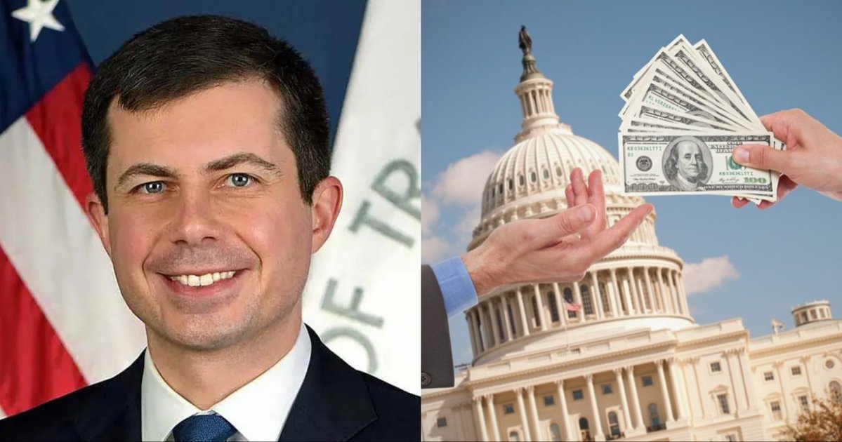 DemzDeliver's tweet photo. 🚨 Pete Buttigieg calls for a constitutional amendment to ban money in politics. https://t.co/axchyVBSIA