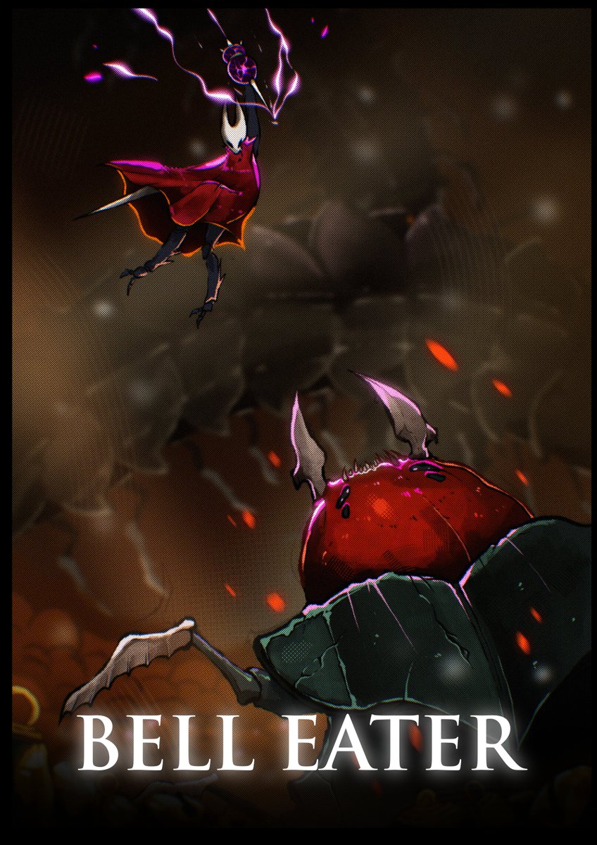 Watfell's tweet photo. Bell Eater from silksong 

#art #silksong #illustration‌‌ #hollowknight https://t.co/VyiQj4naPi