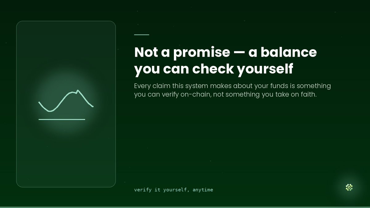 Rentnodeweb's tweet photo. Nothing here asks you to just trust a claim. What's escrowed, what's earned, what you'd get back,all of it is a contract read away, checkable by anyone, anytime. Trust isn't the mechanism; verification is. https://t.co/HWdhtfsMFa