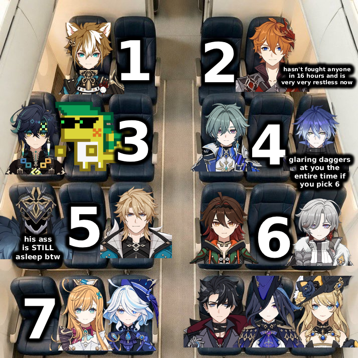 sethsabird722's tweet photo. 10-hour flight, which seat are you picking? https://t.co/J4jBnzns9F