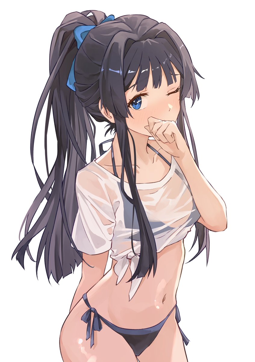 b1ack_illust's tweet photo. ポニテ静香 https://t.co/0xUBbxDF7u