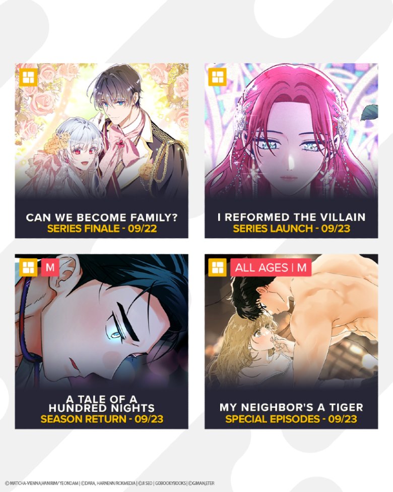 tapas_app's tweet photo. New week, new fresh releases🙌👇

Starting with:
📚While I'm Back in Time, I'll Get My Revenge
📚Kill the Lights (Mature)
📚Bloom from Mistake

And more great series to add to your reading lists.📖📲 ✨

#readontapas #webcomics #webnovel https://t.co/KfeSU6sZFR
