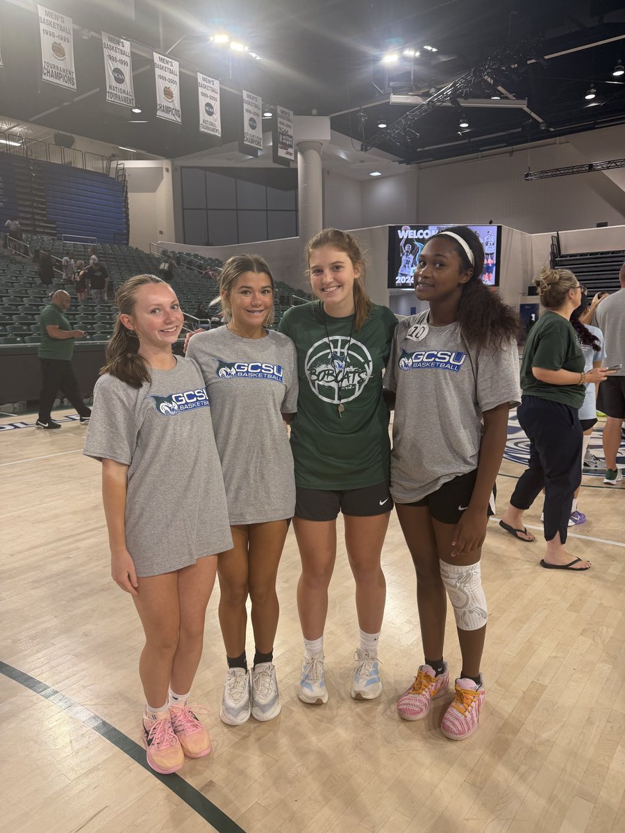 jma_wbb's tweet photo. Class of 2029 @JaydahBaker2029 atteneded @gcsuwbb Elite Camp today! JB made the All-Star team where her team won it all! Thank you @c_green31 for having my girls out! https://t.co/ejjoLb8dFl