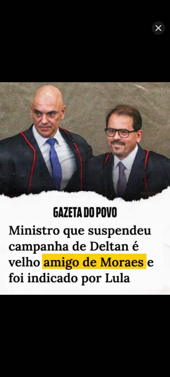 ABonfim46056's tweet photo. @EmbaixadaEUA 
Olá só para vocês saberem temos ações feitas por ministros ligados ao Alexandre de Moraes calando milhões de votos no Paraná Brasil 
Candidato ao Senado teve a candidatura censurada. #brasil @realDonaldTrump https://t.co/4NAmTNNu7B
