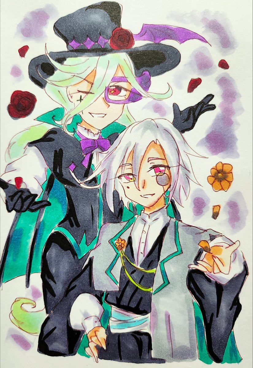 momiji_105_'s tweet photo. アナログで。
ニジー＆デッチ・アゲイン🌹🌼

#precure https://t.co/bvSC5fLDvM