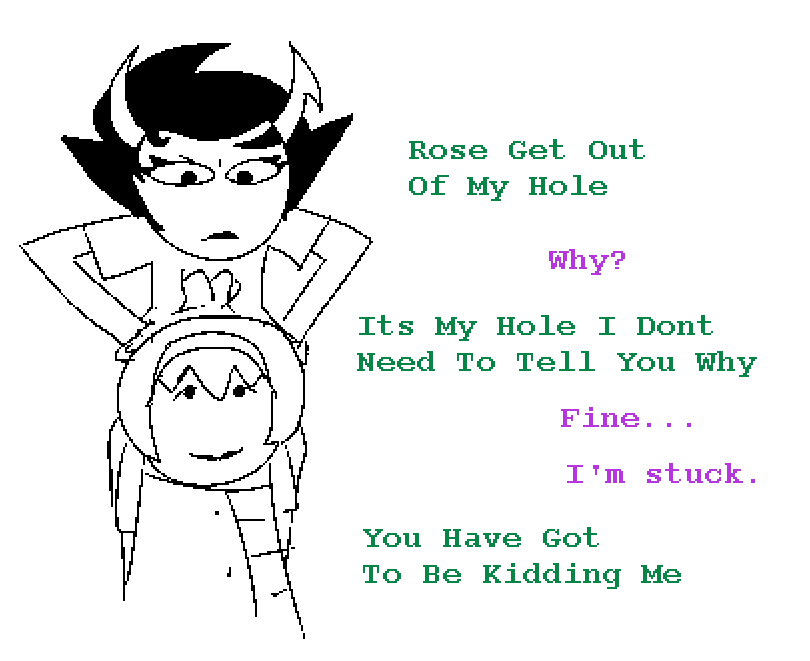 phasimatical's tweet photo. rose is quite fond of kanaya's hole https://t.co/EKISBWGrOS