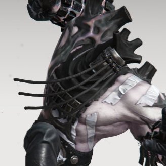 Nightshade_Hue's tweet photo. || Maybe I missed it but did they ever explain why the Landbreakers have tubes on their faces? I know gameplay wise it's because the rating wouldn't allow the game to show real humans as enemies (hence why Nefarith wears a mask too) but lorewise... how can they see? https://t.co/NY2ygkHNpp