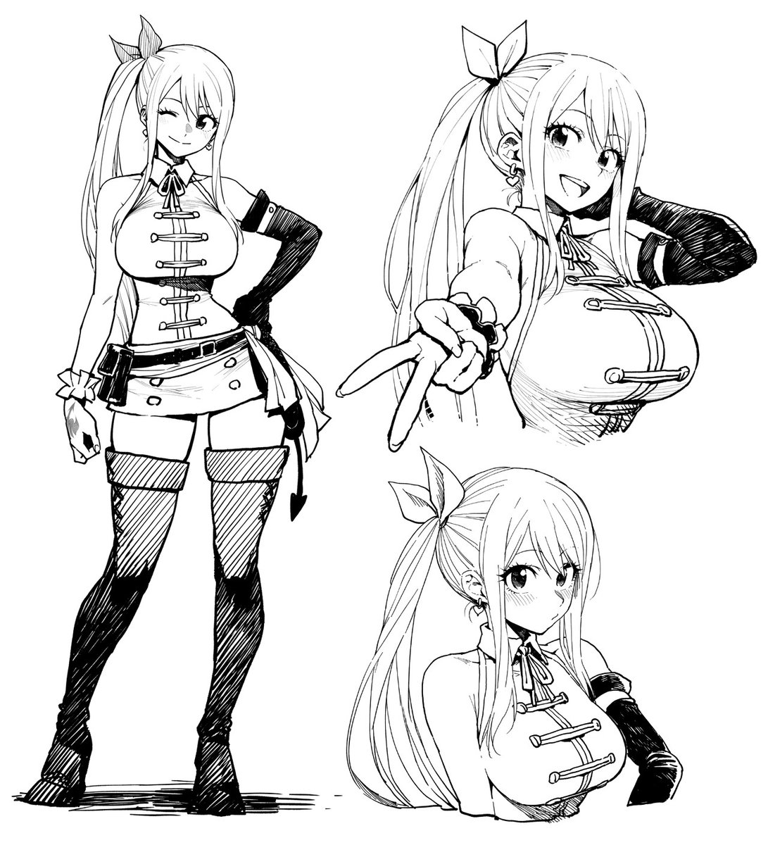 Drowsy_sheep's tweet photo. Lucy Heartfilia / ルーシィ・ハートフィリア
Requested illustration / リクエスト絵 https://t.co/5nhD0FVUpU