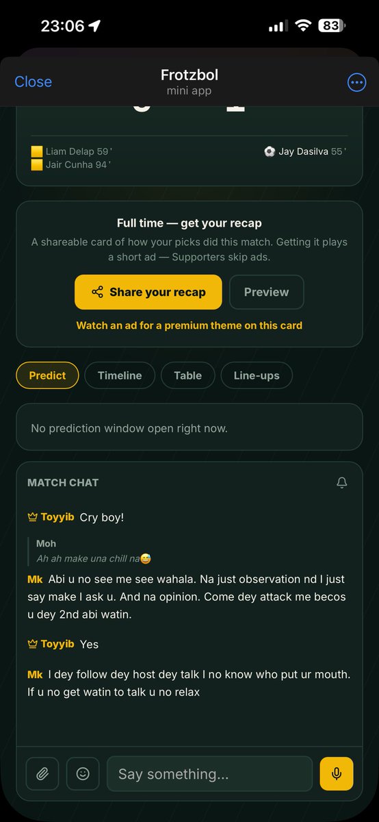 rabolutionltd's tweet photo. GW 5 was funny as hell๐คฃ๐คฃ
Congratulations to this weekโs top 3๐ฅ๐คฒ
#Frotzbol #FPLFamily #FPL #FPLTwitter https://t.co/VT7H3UXPow