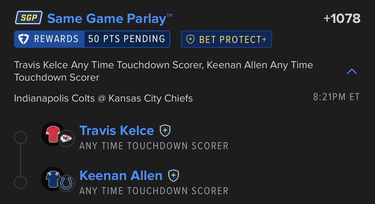 Venz_BullyBets's tweet photo. SNF ATTD Parlay 9/20/26 🙌
Sunday Night Football 🏈
NFL Any Time Touchdown SGP 💰🤑
Colts vs. Chiefs 🐴🏹

2 Leg Same Game Parlay (+1078) 💰
- Travis Kelce 🏹🙌
- Keenan Allen 🐴🙌

MNF Giants vs. Rams tomorrow 🍎🐏
FOLLOW ‼️ https://t.co/t6qeaMLA5F