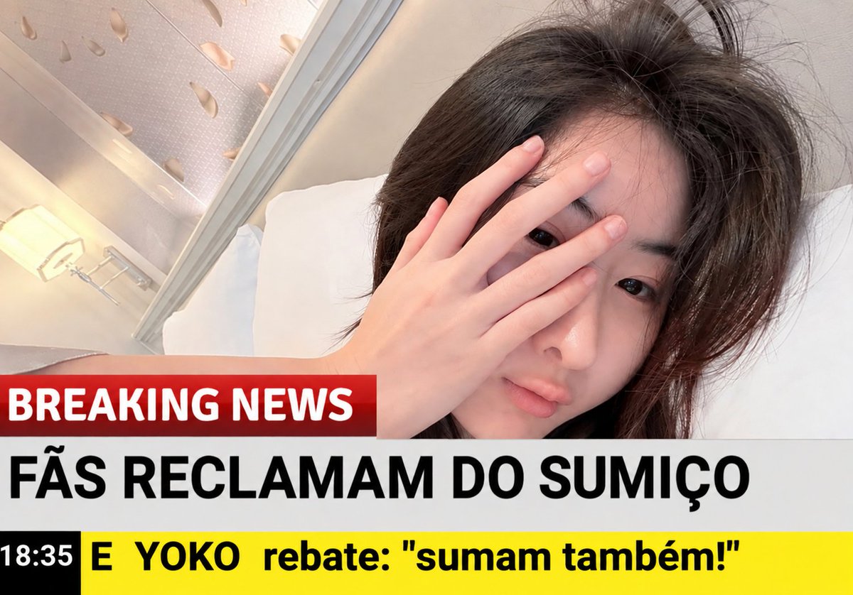 httsmasnu's tweet photo. 🚨BREAKING NEWS | fãs reclamam do sumiço e Yoko rebate: sumam também! https://t.co/kMDP0m6c63