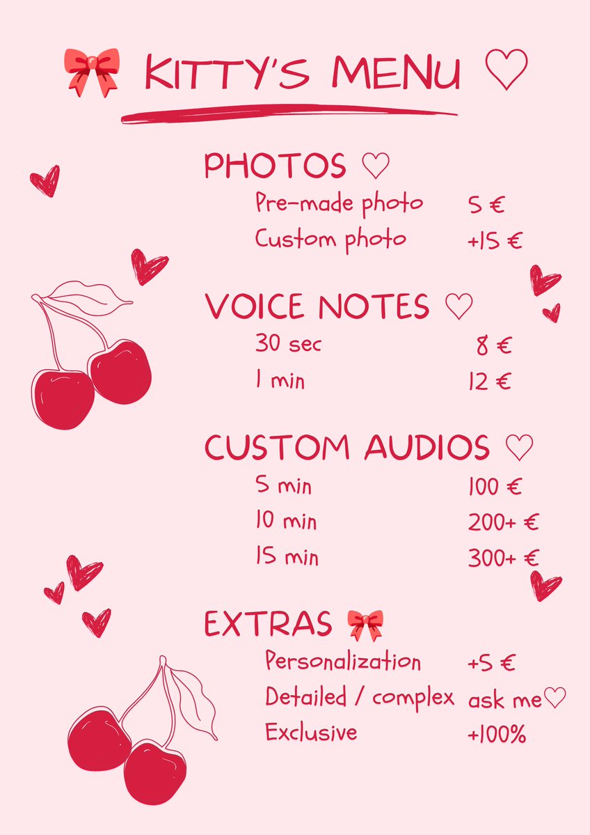 emkittyxox's tweet photo. ୨୧ new pinned, same nsfwtwt kitty ♡

♡ + ↻

32 · asian in europe · she/her
straight · switch · clingy brat

pretty voice · GFE audios · dark desires

♡ spoil your kitty ↓
https://t.co/QqE0b1UgTV

18+ · MDNI https://t.co/MctRY1CbWW