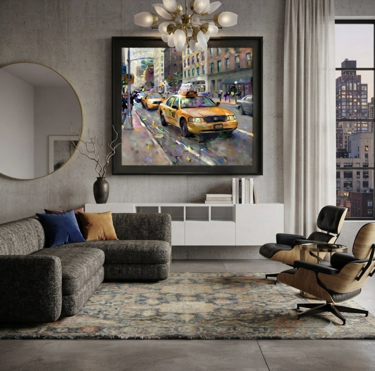 RedLadArt's tweet photo. Iconic urban energy, instant download. 
​Transform your space with this striking oil-style New York City street art featuring classic yellow taxis and rich painterly brush strokes. High-res printable file for home or local print shops.
​#DigitalArt #PrintableArt #WallDecor #NYC https://t.co/jCVSDWxrvi