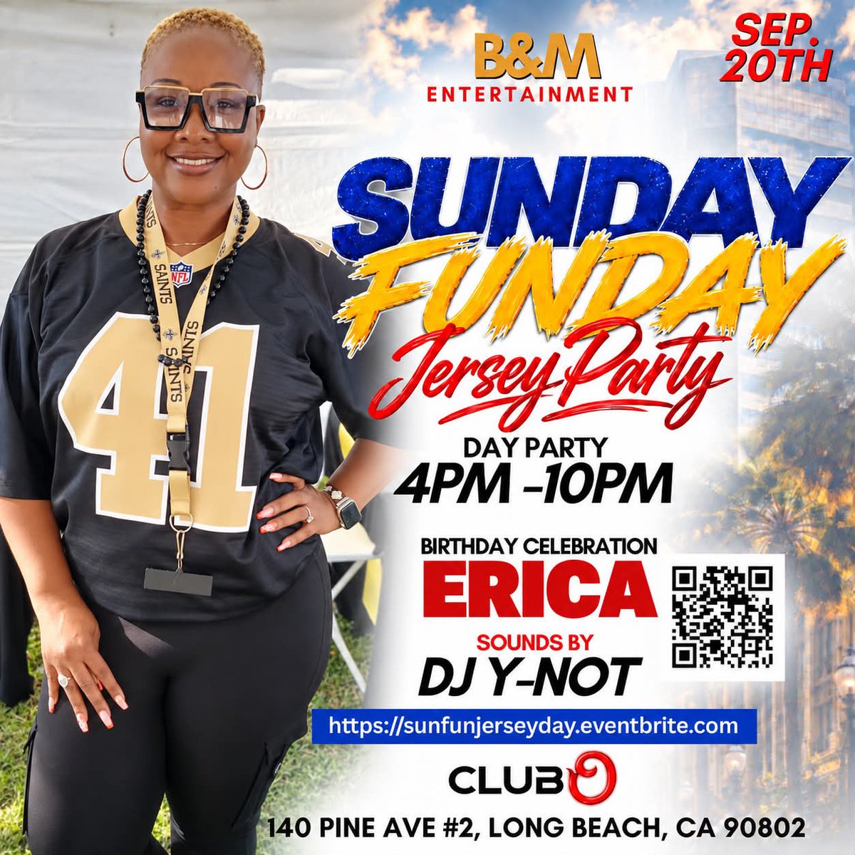 ReachLA_Angels's tweet photo. Sunday Funday is HERE! 
Get your jersey ready for our Day Party today Sep 20th, 4 PM - 10 PM. 
Sounds by DJ Y-NOT. Celebrating Erica's Birthday! 
Tickets: https://t.co/wH6I5yg1IE https://t.co/j9K20uebYv