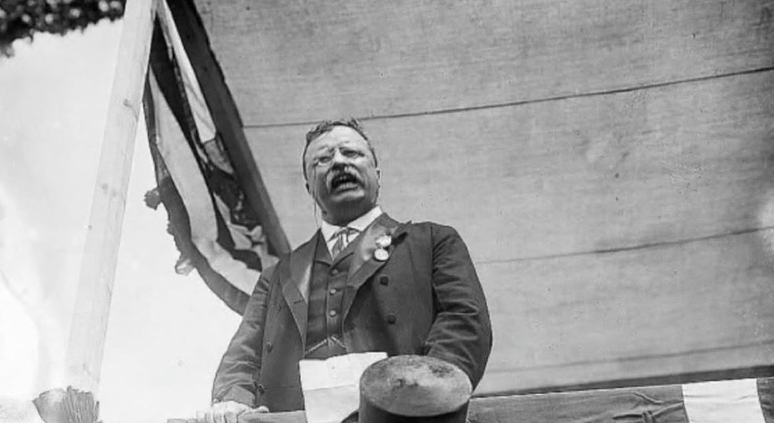historyinmemes's tweet photo. “To announce that there must be no criticism of the President, or that we are to stand by the President, right or wrong is not only unpatriotic and servile but is morally treasonable to the American public.”

- Theodore Roosevelt, 1918

Theodore Roosevelt expressed these views in a 1918 editorial published in the Kansas City Star, at a time when the United States was heavily engaged in World War I. The federal government had introduced measures such as the Sedition Act, which restricted certain forms of wartime expression and made criticism of the government potentially subject to criminal prosecution.

Although Roosevelt strongly supported America’s participation in the war, he openly challenged President Woodrow Wilson’s leadership and military policies. He maintained that unquestioning devotion to any president was incompatible with American democratic principles. In Roosevelt’s view, the president was an elected representative accountable to the people, not a ruler entitled to unconditional allegiance. He argued that genuine patriotism meant placing loyalty to the nation and its principles above loyalty to any individual leader, while preserving the right to question authority and demand accountability.