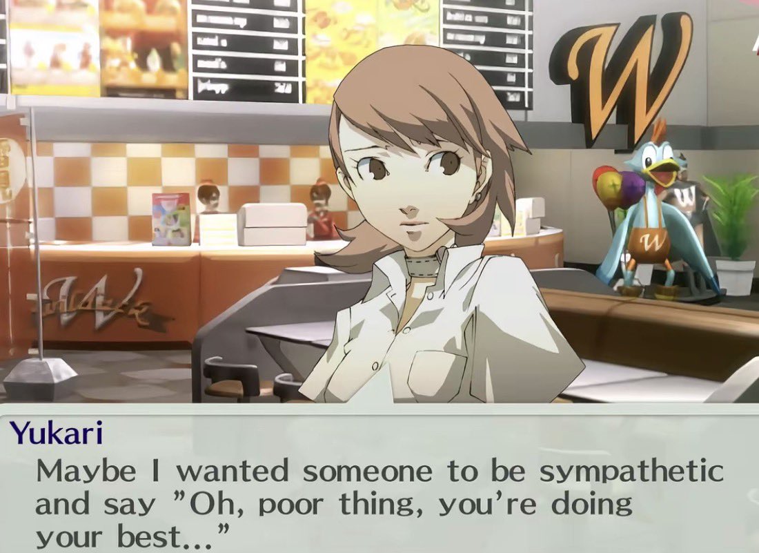 theangelseyess's tweet photo. every time someone says they hate yukari this flashbangs into my head https://t.co/hLmuWGW8Py
