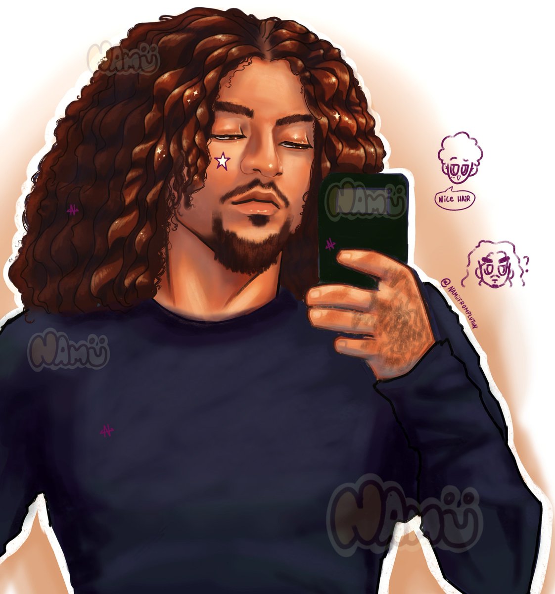 Namufrompluton's tweet photo. Yo @_markusking I'm sorry I don't know how to draw your tattoos
 n I'm too lazy 

But hey (=ﾟДﾟ)y-~~ https://t.co/ha07UHiVdG