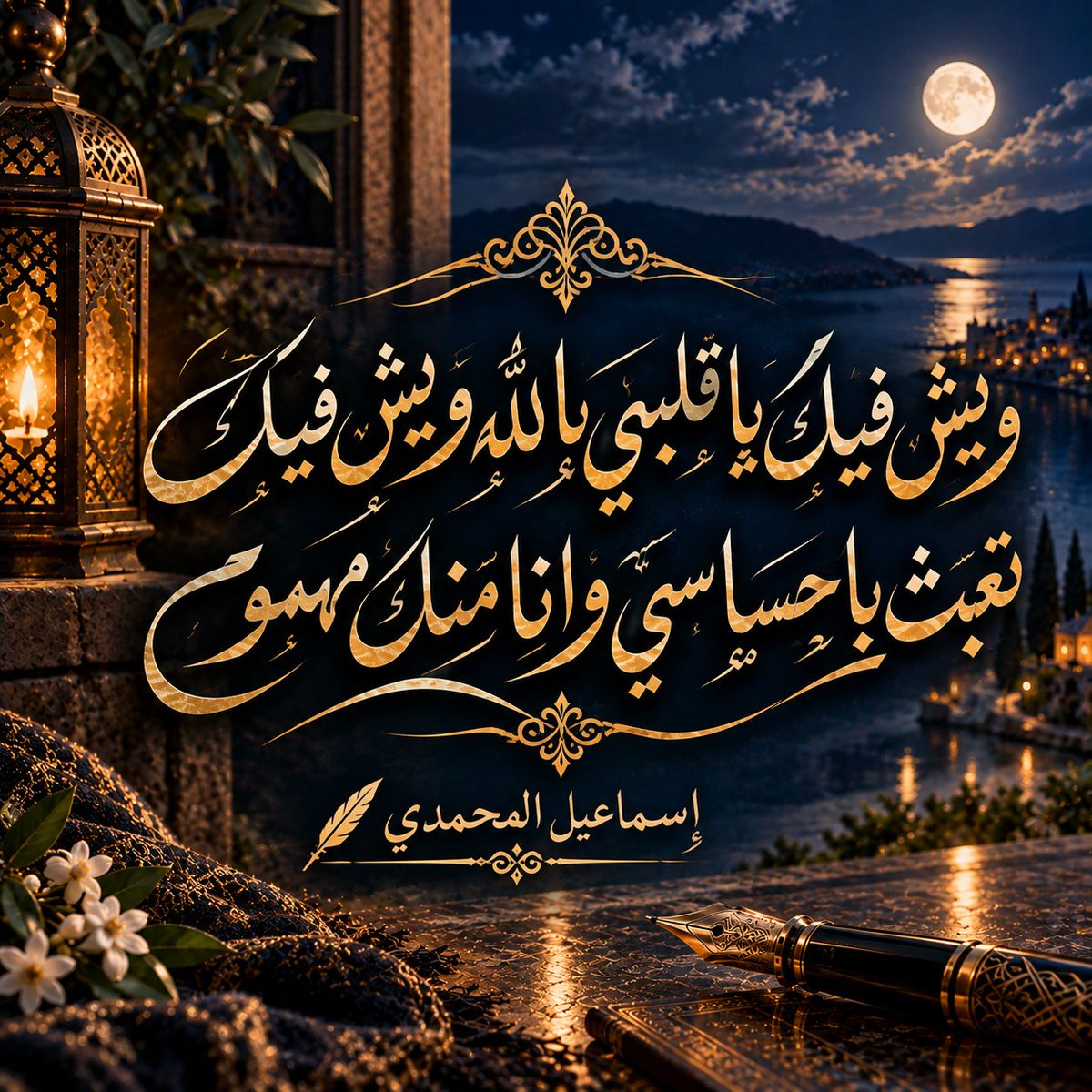 i_Almohamady's tweet photo. ويـش فـيـك يا قـلـبـي بلله ويـش فـيـك
تعـبـث بإحـسـاسـي وانـا مـنـك مـهـمـوم

لانـا مــجــافـي لـك .. ولا ودّي أجـفـيـك
لكـن تـرى حـظـي مــن الـوقـت مـحـروم

✒️ إسماعيل المحمدي https://t.co/inFDGVZFdT