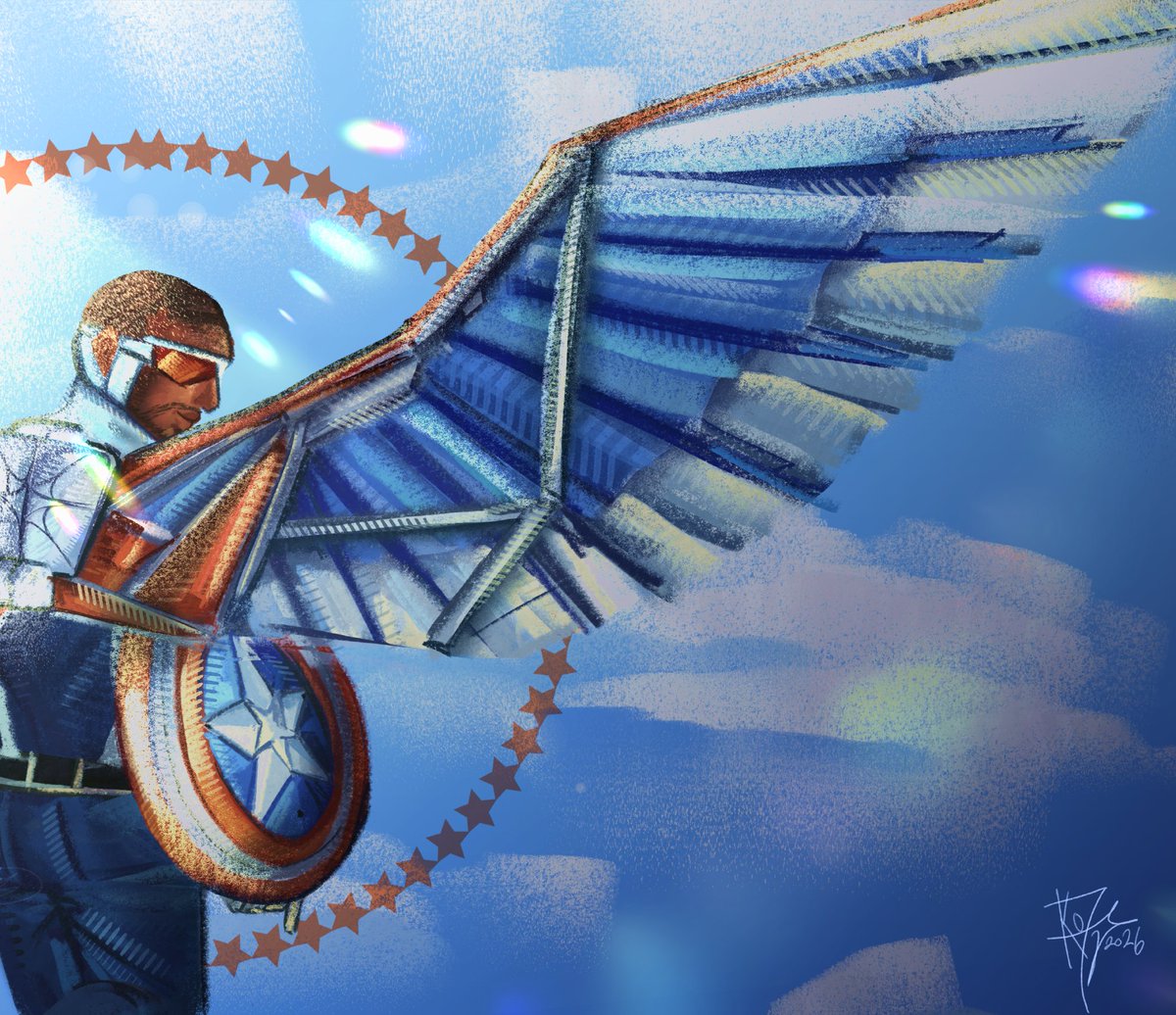 KNIGHT0FSEVEN's tweet photo. the best captain america, sorry i dont make the rules #mcu #samwilson https://t.co/u43RvyWBTx