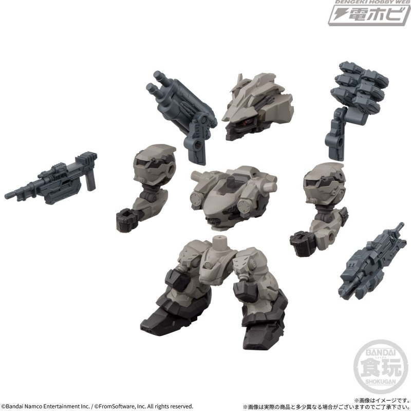 hobby_magazine's tweet photo. 【750RP】“アセンブル”システムを再現したパーツの組み替えが可能！『ARMORED CORE Ⅵ FIRES OF　RUBICON』の食玩フィギュア第1弾が登場！

https://t.co/p7pRm475Vr

#食玩 #ARMOREDCORE https://t.co/l76whblasF